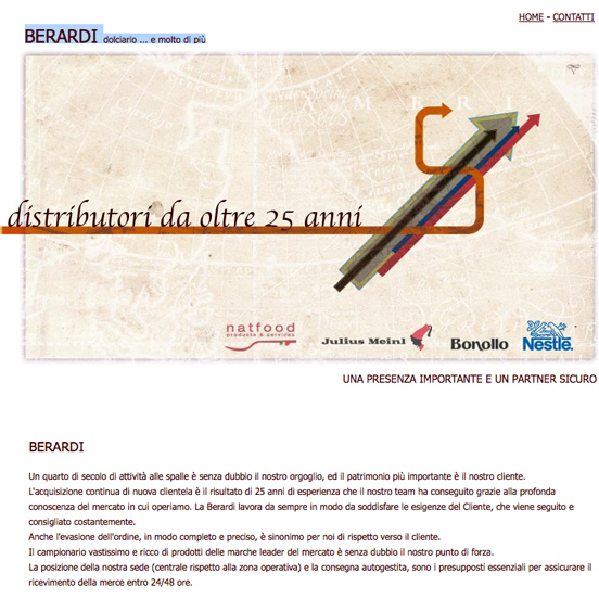 creazione sito internet per Berardi